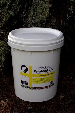 Ferafeed 215 non-toxic paste prefeed - for possum control