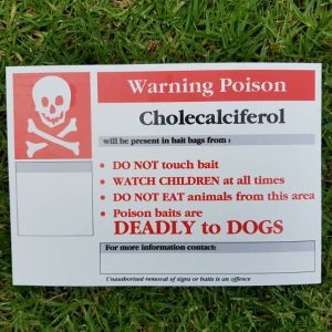 Warning Signs - Pack Of 5